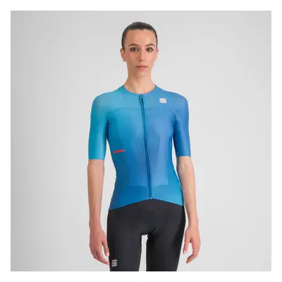 SPORTFUL Cyklistický dres s krátkým rukávem - LIGHT - modrá