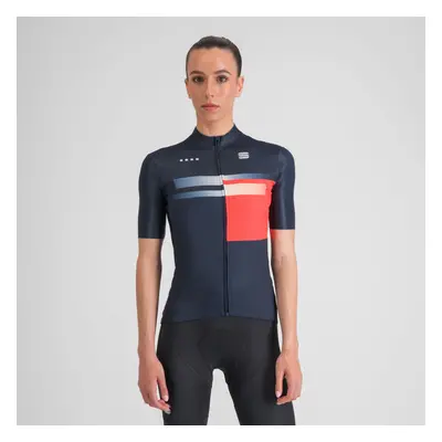 SPORTFUL Cyklistický dres s krátkým rukávem - GRUPPETTO - modrá/červená