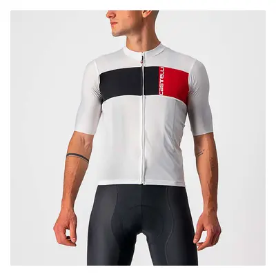 CASTELLI Cyklistický dres s krátkým rukávem - PROLOGO VII - černá/šedá/béžová