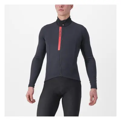 CASTELLI Cyklistický dres s dlouhým rukávem zimní - ENTRATA THERMAL - černá