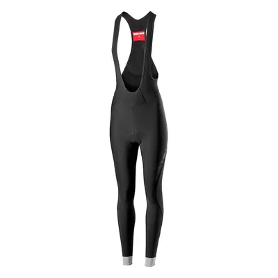 CASTELLI Cyklistické kalhoty dlouhé s laclem - TUTTO NANO LADY WNT - černá