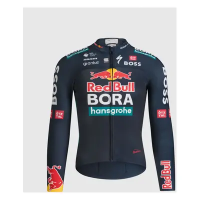 SPORTFUL Cyklistický dres s dlouhým rukávem letní - RED BULL BORA - HANSGROHE THERMAL - modrá