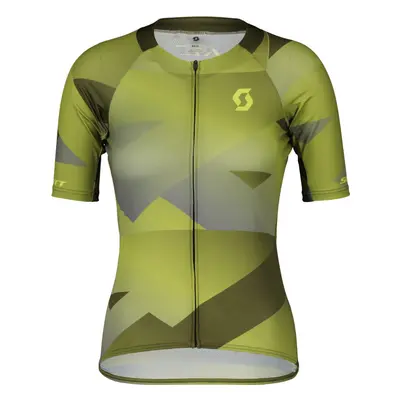 SCOTT Cyklistický dres s krátkým rukávem - RC PREMIUM CLIMBER - zelená