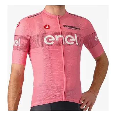 CASTELLI Cyklistický dres s krátkým rukávem - #GIRO107 CLASSIFICATION - růžová