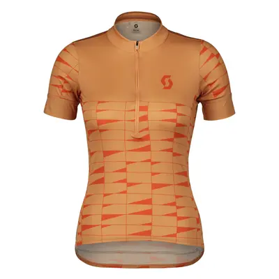 SCOTT Cyklistický dres s krátkým rukávem - ENDURANCE 20 - oranžová