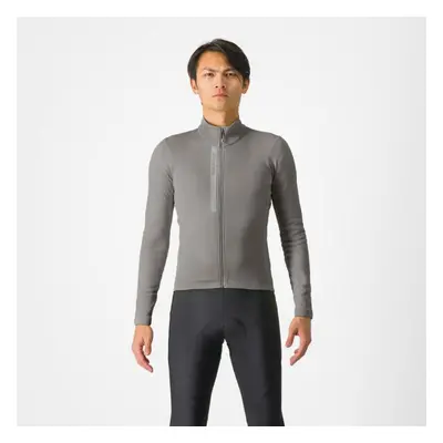 CASTELLI Cyklistický dres s dlouhým rukávem zimní - ENTRATA THERMAL - šedá