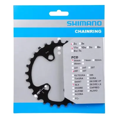 SHIMANO převodník - SLX M7000 28 - černá