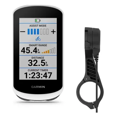 GARMIN cyklopočítač - EDGE EXPLORE 2 POWER BUNDLE - bílá