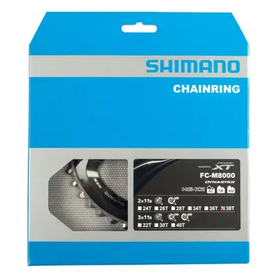 SHIMANO převodník - DEORE XT M8000 38 - černá