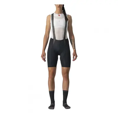 CASTELLI Cyklistické kalhoty krátké s laclem - FREE AERO RC LADY - černá