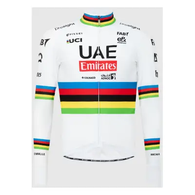 PISSEI Cyklistický dres s dlouhým rukávem letní - UAE TEAM EMIRATES 2024 - vícebarevná