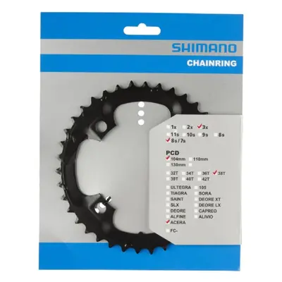 SHIMANO převodník - CHAINRING M361 38 - černá