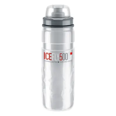 ELITE Cyklistická láhev na vodu - ICE FLY MTB 500 ml - transparentní