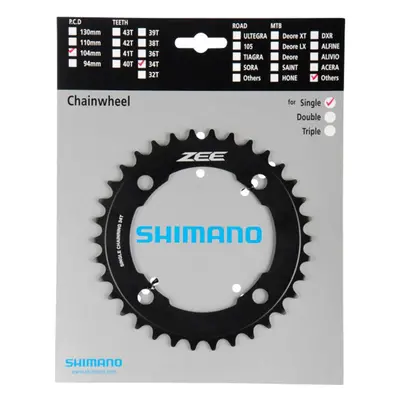 SHIMANO převodník - ZEE M640 34 - černá