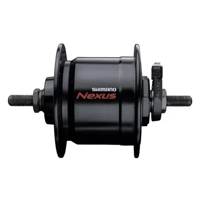 SHIMANO přední náboj s dynamem - DHC3000 36 - černá