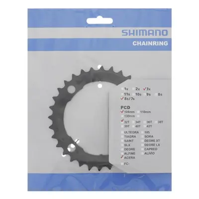 SHIMANO převodník - CHAINRING M361 32 - černá