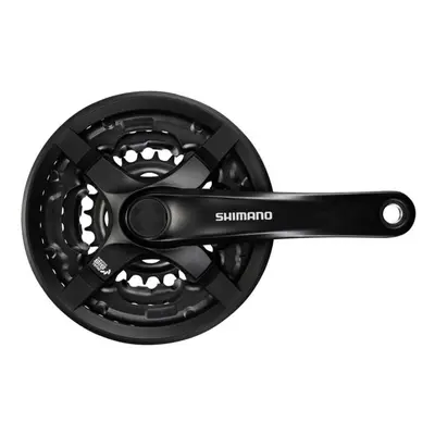 SHIMANO kliky s převodníkem - TOURNEY TY501 170mm 42/34/24 - černá