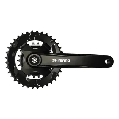 SHIMANO kliky s převodníkem - ALTUS MT101 75mm 36/22 - černá