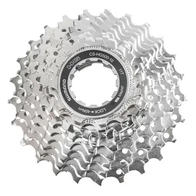 SHIMANO kazeta - CASSETTE HG500 10 11-25 - stříbrná