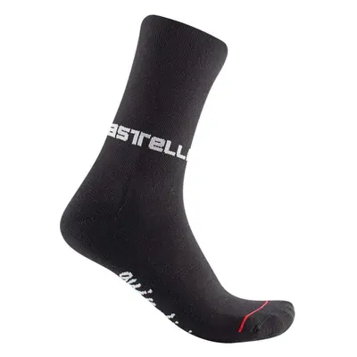 CASTELLI Cyklistické ponožky klasické - QUINDICI SOFT MERINO W - černá