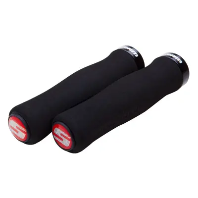 SRAM gripy - LOCKING GRIPS 129 mm - černá/červená