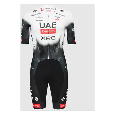 PISSEI Cyklistická kombinéza - UAE TEAM EMIRATES 2025 ROAD - černá/bílá