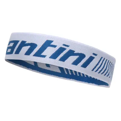 SANTINI Cyklistická čelenka - HEADBAND - bílá/modrá