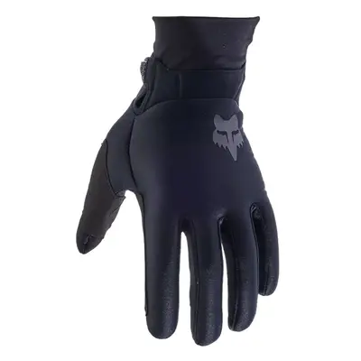 FOX Cyklistické rukavice dlouhoprsté - DEFEND THERMO GLOVES - černá