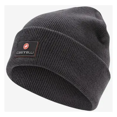 CASTELLI Cyklistická čepice - PODIOFORMA BEANIE - šedá