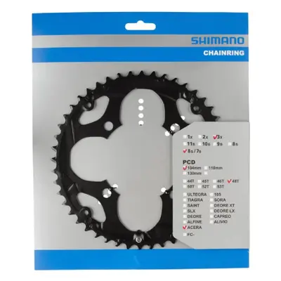 SHIMANO převodník - CHAINRING M361 48 - černá