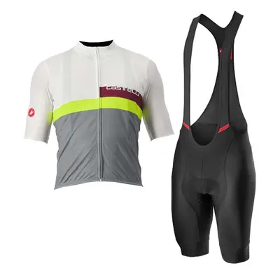 CASTELLI Cyklistický krátký dres a krátké kalhoty - A BLOCCO - vícebarevná/černá