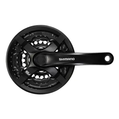 SHIMANO kliky s převodníkem - TOURNEY TY501 170mm 48/38/28 - černá