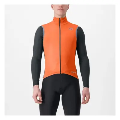 CASTELLI Cyklistická vesta - PERFETTO RoS 2 - oranžová