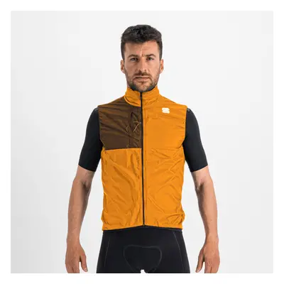 SPORTFUL Cyklistická vesta - SUPERGIARA LAYER - oranžová