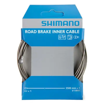 SHIMANO brzdové lanko - BRAKE CABLE ROAD 3500mmx1,6mm - stříbrná