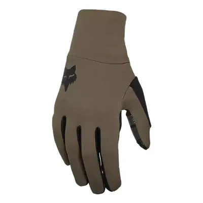 FOX Cyklistické rukavice dlouhoprsté - RANGER GLOVE - hnědá