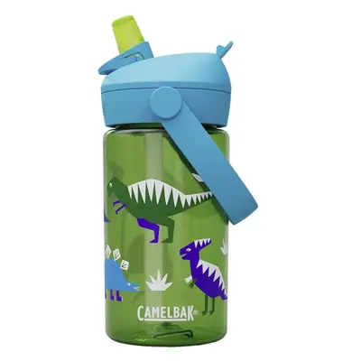 CAMELBAK Cyklistická láhev na vodu - THRIVE FLIP STRAW KIDS 0,4l - zelená/modrá