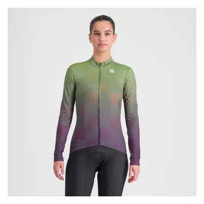 SPORTFUL Cyklistický dres s dlouhým rukávem zimní - ROCKET THERMAL - zelená