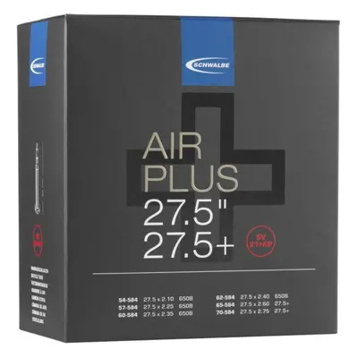 SCHWALBE duše - AIR PLUS SV21+AP 27.5x2.10/3.00 FV 40mm - černá