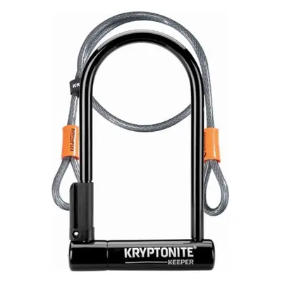 KRYPTONITE zámek na kolo - KEEPER 12 STANDARD FLEX - černá