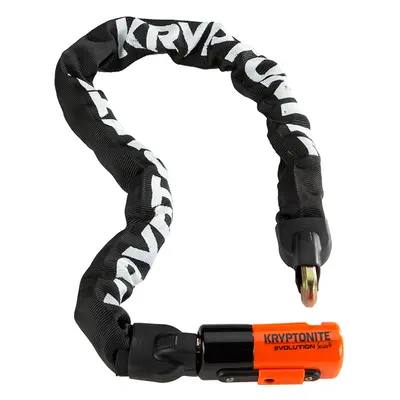 KRYPTONITE zámek na kolo - EVOLUTION 1090 MINI INTEGRATED - bílá/oranžová/černá