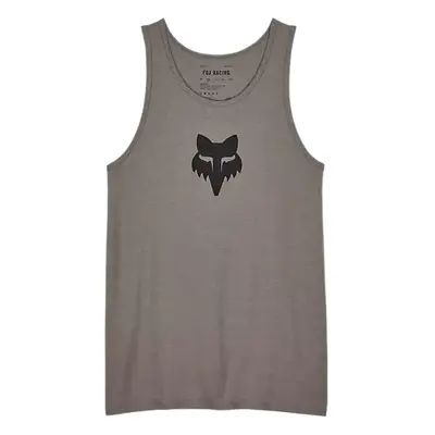 FOX Cyklistické triko - HEAD PREMIUM TANK - šedá