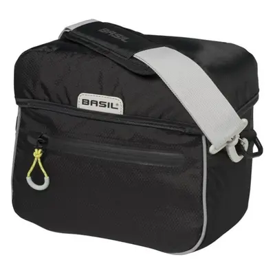 BASIL Cyklistická taška - MILES HANDLEBAR BAG - černá/žlutá