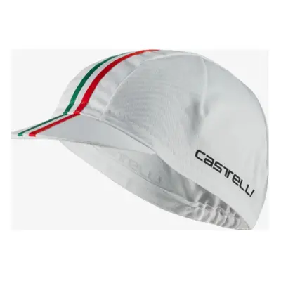 CASTELLI Cyklistická čepice - ITALIA CAP - bílá