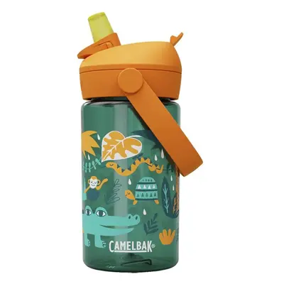 CAMELBAK Cyklistická láhev na vodu - THRIVE FLIP STRAW KIDS 0,4l - zelená/oranžová