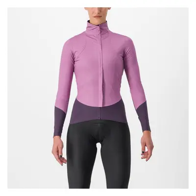 CASTELLI Cyklistická zateplená bunda - BETA RoS W - fialová