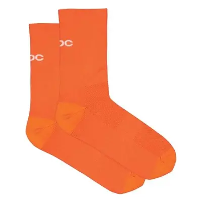 POC Cyklistické ponožky klasické - CADENCE ROAD SOCKS - oranžová