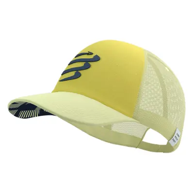 COMPRESSPORT Cyklistická čepice - TRUCKER CAP - žlutá