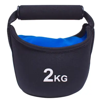 Činka Sportago Kettle-bell soft 2 kg - modrá