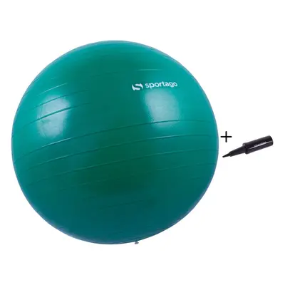 Gymnastický míč Sportago Anti-Burst 65 cm, včetně pumpičky - zelená